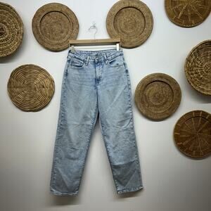 Old Navy High Rise Curvy OG Loose Jeans 6 High Waist Denim Blue